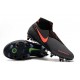 Nike Phantom VSN Elite DF SG-Pro Anti Clog Gris foncé Mangue claire Noir