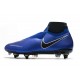 Nike Phantom VSN Elite DF SG-Pro Anti Clog Bleu Chrome Blanc