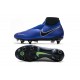 Nike Phantom VSN Elite DF SG-Pro Anti Clog Bleu Chrome Blanc