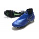 Nike Phantom VSN Elite DF SG-Pro Anti Clog Bleu Chrome Blanc