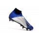 Nike Phantom VSN Elite DF SG-Pro Anti Clog Bleu Chrome Blanc