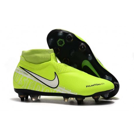 Nike Phantom VSN Elite DF SG-Pro Anti Clog Volt Blanc