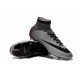 Chaussure Crampons Moulés Nike Mercurial Superfly CR7 Quinhentos Gris Noir Rouge