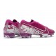 Nike Mercurial Vapor XIII Elite FG Crampons Violet Blanc