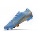 Chaussure Nike Mercurial Vapor 13 Elite FG ACC Bleu Or