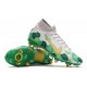 Nouvelles Nike Mercurial Superfly VII Elite SG-Pro Mbappe Gris Vert Or