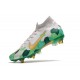 Nouvelles Nike Mercurial Superfly VII Elite SG-Pro Mbappe Gris Vert Or
