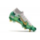 Nouvelles Nike Mercurial Superfly VII Elite SG-Pro Mbappe Gris Vert Or