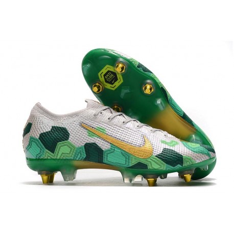 Chaussures Nike Mercurial Vapor 13 Elite SG-Pro MBAPPÉ X BONDY BLANC