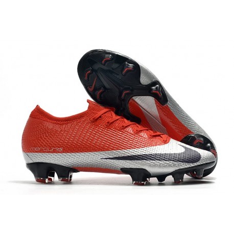 Nike Future DNA Mercurial Vapor 13 Elite FG ACC Rouge Argent